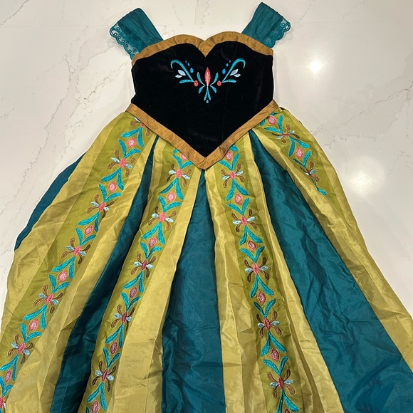 Disney Frozen Anna Costume Dress Gown